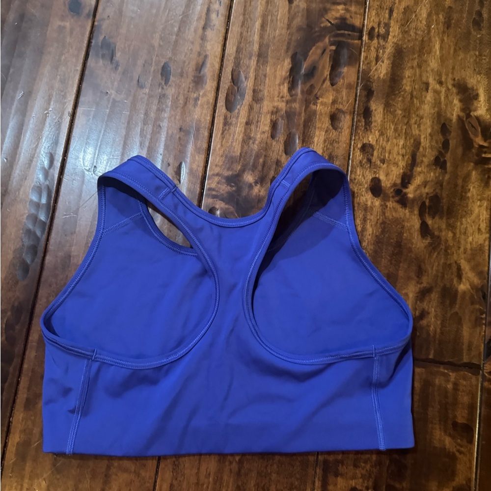 Nike Women's Vibrant Blue Sports Bra - Picture 2 of 4